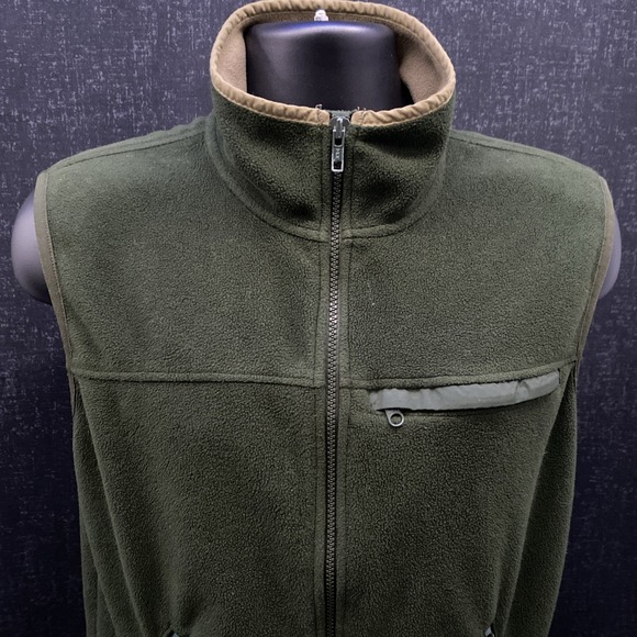 VTG Woolrich 1/4 Zip Sweater Mens XL Green Fleece Pullover Polartec Y2K Classic - Picture 16 of 16